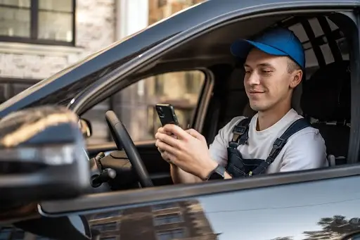 driver of a courier company